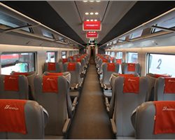 Trenitalia’s Frecciarossa train standard class
