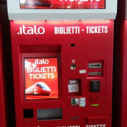 Italo ticket machine Italy