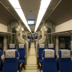 Inside the Malpensa Express