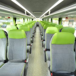 Inside FlixBus - typical seats