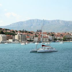 Catamaran ferries in Split