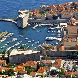 The port of Dubrovnik