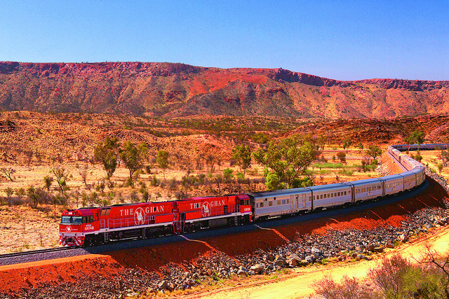 the ghan train Australia