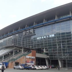 Busan train station South Korea