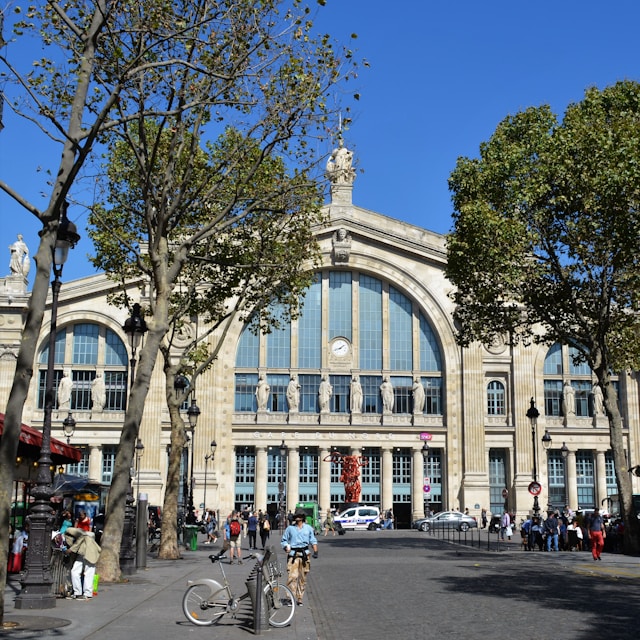Gare du Nord train station Paris
