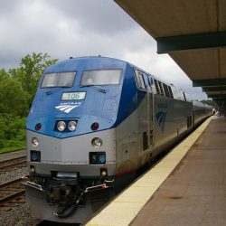 Amtrak Maple Leaf train from New York to Toronto