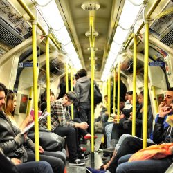London Underground Tube carriage interior