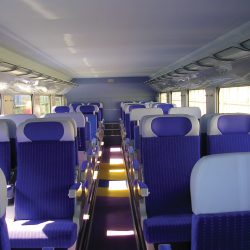 Euroduplex - Second class Paris Toulouse Renfe train Spain France