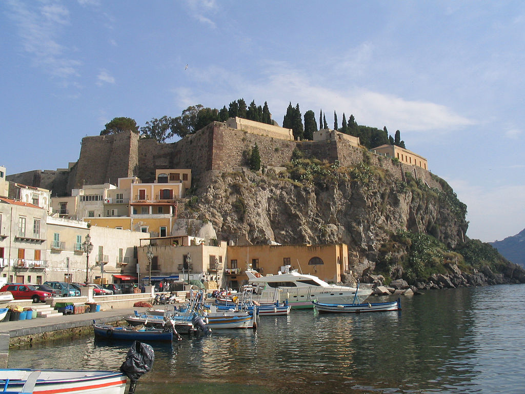 Lipari, travelling by boat in Italy
