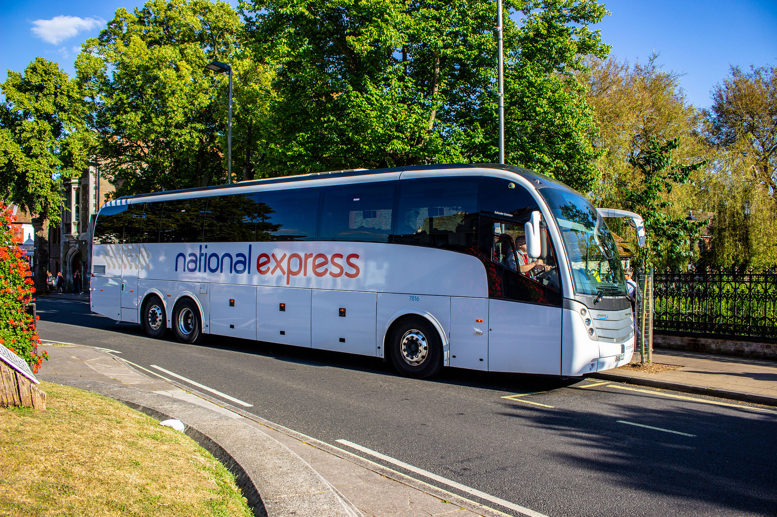National Express coach bus travel in Britain