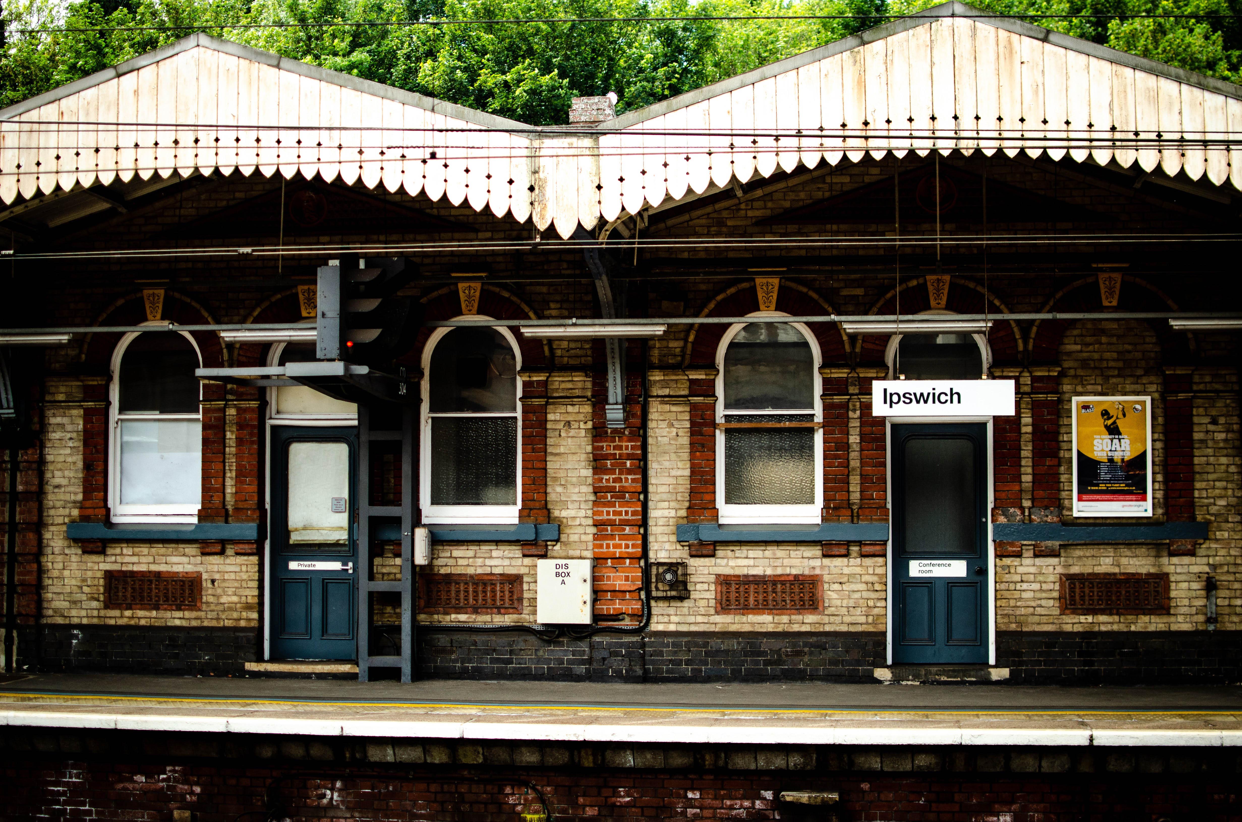 Ipswich station England travel Britain by train