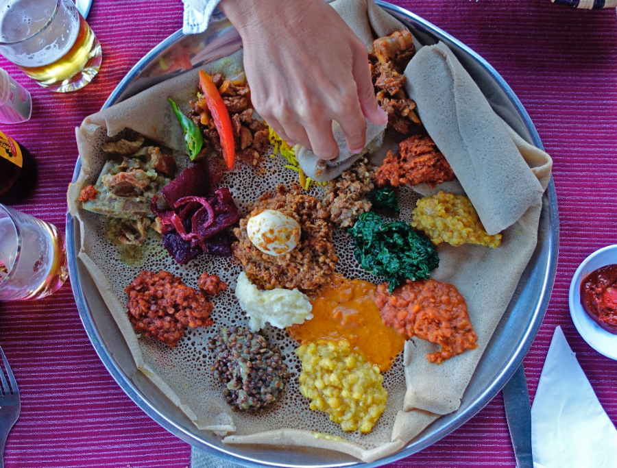 food injera lentils Ethiopia