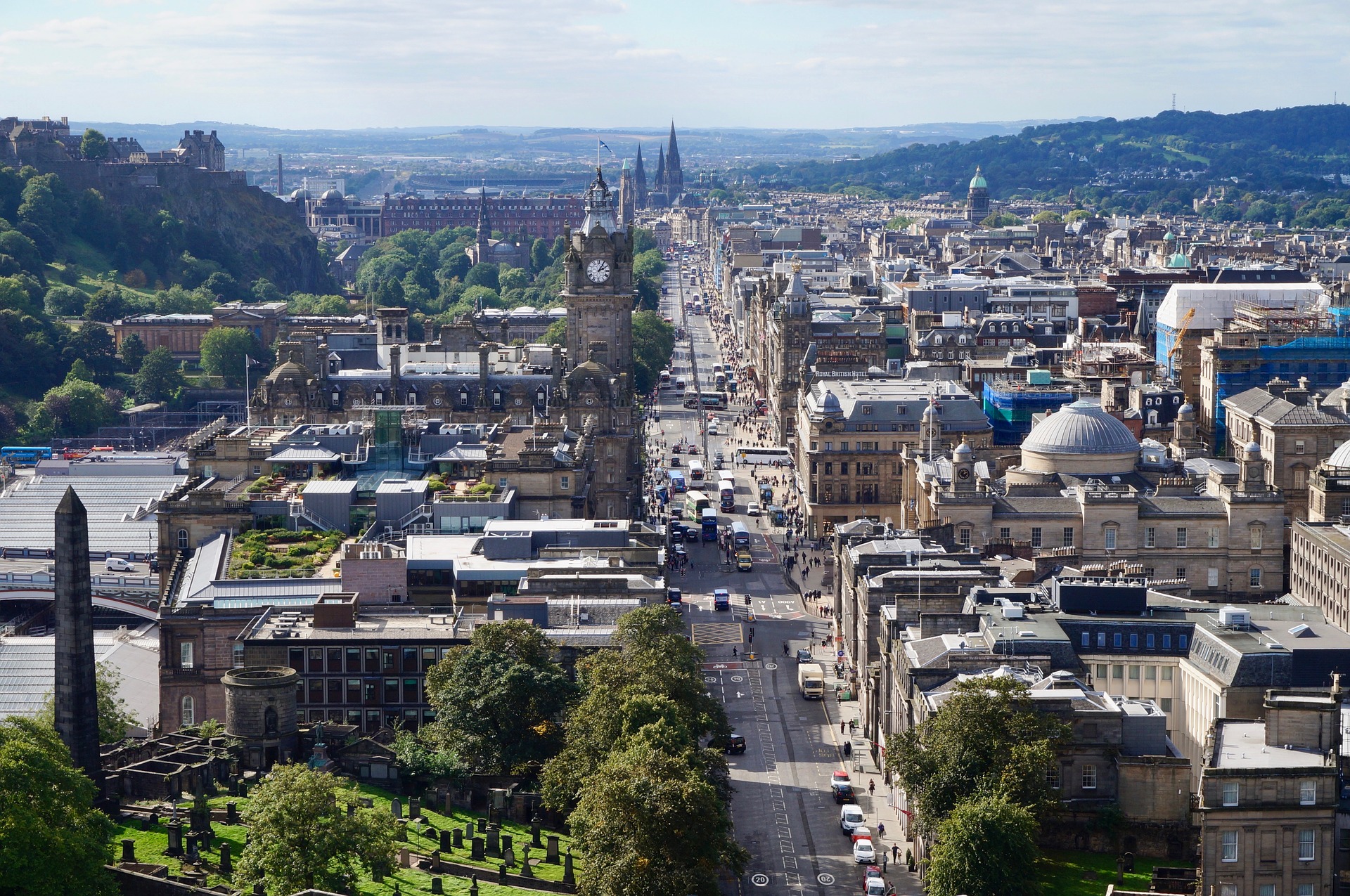 Edinburgh City, Image by Anthony Ashley from Pixabay