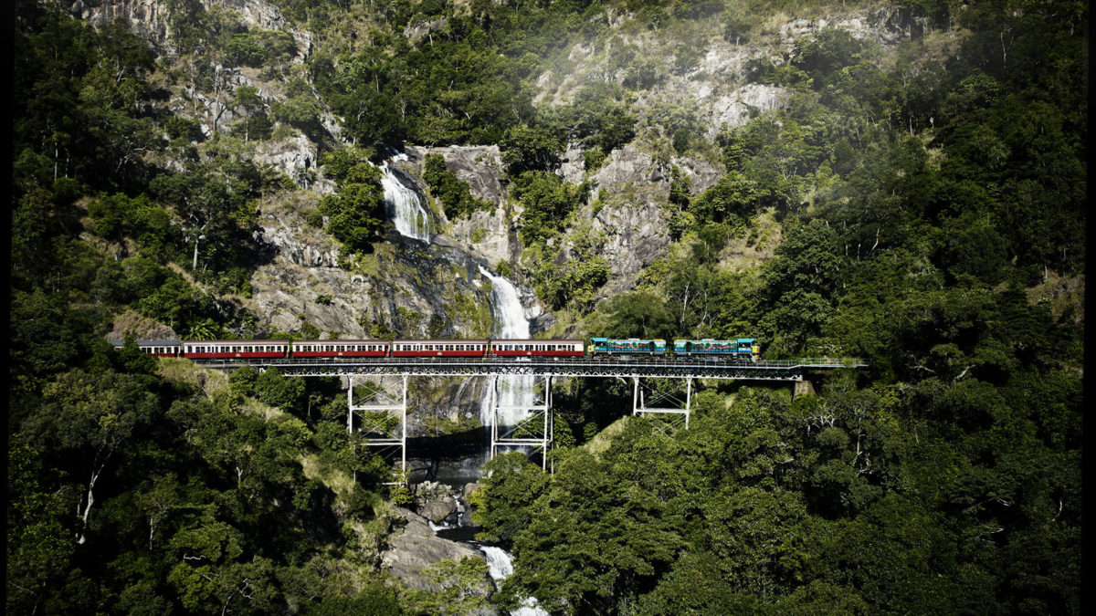 Stony Creek Falls - Kuranda Scenic Railway Queensland Australia